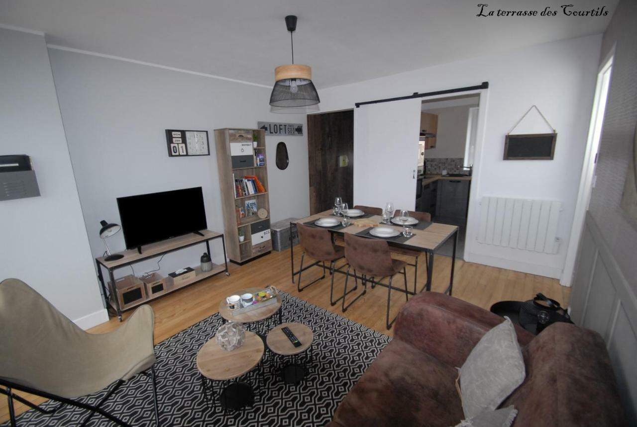 Ferienwohnung La Terrasse Des Courtils Saint-Lô Exterior foto